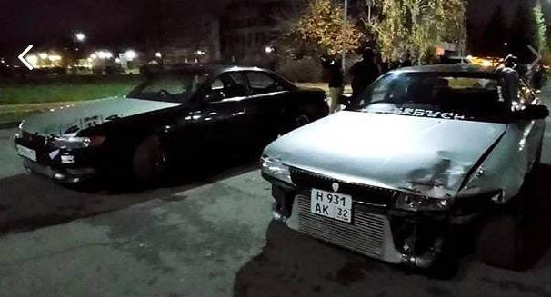 В Брянске полицейские поймали двоих любителей ночного дрифта