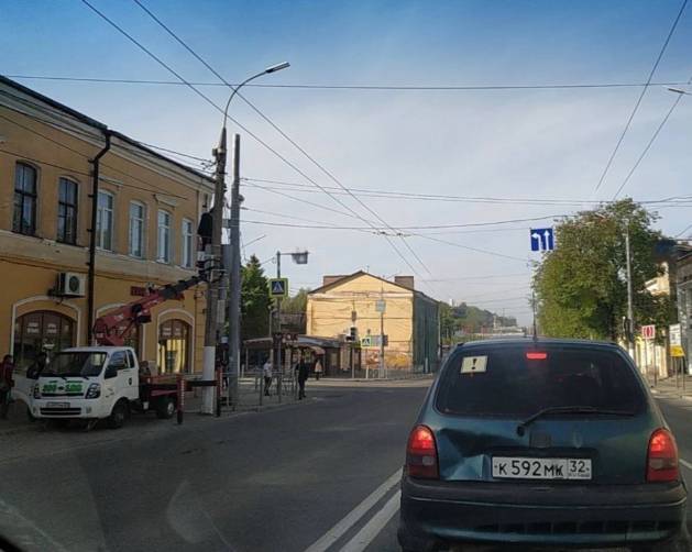 В Брянске на пересечении улиц Фокина и Калинина установили новую фотоловушку