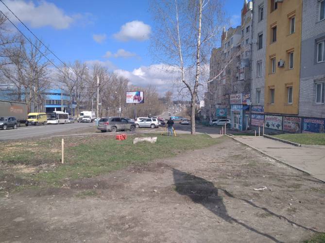В Брянске из-за расширения дороги на Объездной спилили тополя