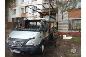 В Бежицком районе Брянска сгорела грузовая «ГАЗель»
