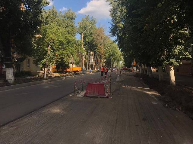 В Брянске завершили очередной этап реконструкции улицы Горького