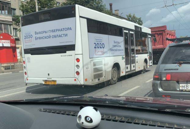 В Брянске появились призывающие голосовать за губернатора автобусы