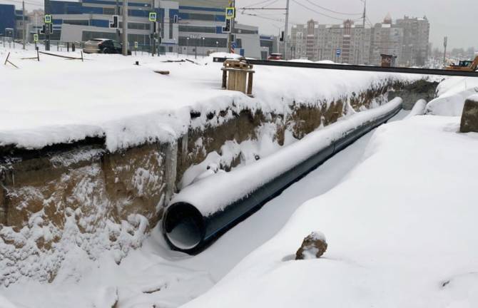 В Брянске в 2022 году проложили 6 километров ливневой канализации