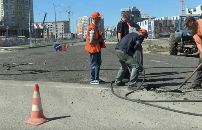 В Брянске на «перекрёстке Богомаза» начался новый ремонт