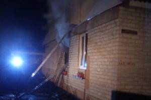 В Клинцовском районе сгорел дом: пострадали двое