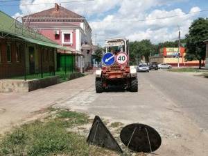 В Новозыбкове начался долгожданный ремонт дороги по улице Чкалова