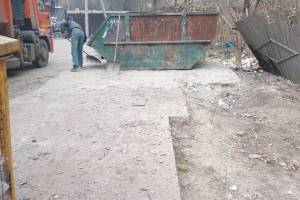 В Брянске путь к садику «Родничок» очистили от мусора