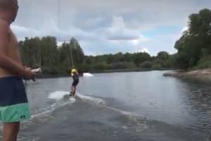  В Брянске на озере Мутном прошли соревнования сёрферов 