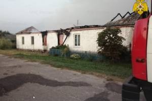 Под Новозыбковом в горящем доме погиб мужчина