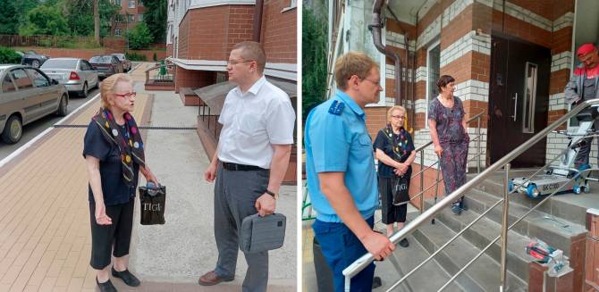В Брянске прокуратура заставила застройщика отремонтировать подъемник для инвалидов в многоэтажке
