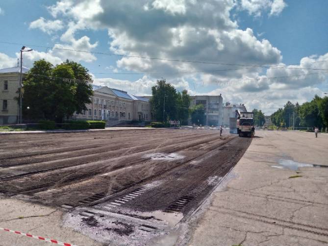 В Унече стартовала реконструкция центральной площади