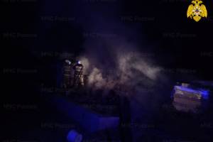 Ночью в брянском селе сгорели баня и сарай
