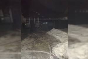 В Большом Полпино ночью сгорел частный жилой дом