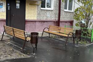 В Брянске отремонтировали двор между улицами Пушкина и Энгельса