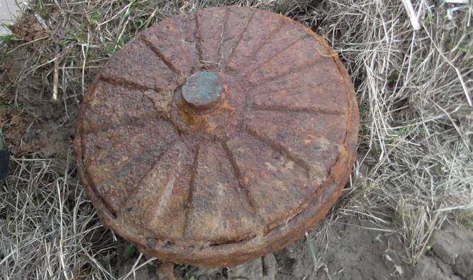 В лесу под Брянском нашли две противотанковые мины