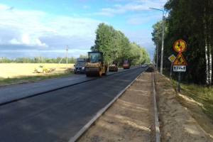 Завершается ремонт дороги на подъезде к Новозыбкову