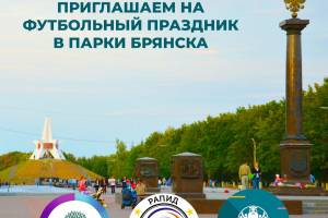 Брянцев позвали в парки на футбольные праздники в честь ЕВРО-2020