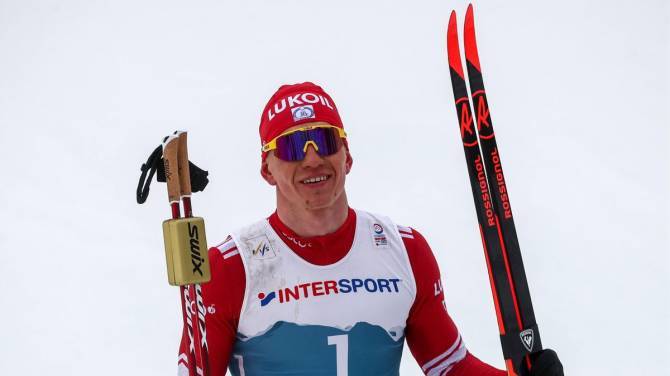 Брянский лыжник Александр Большунов третий раз стал чемпионом России