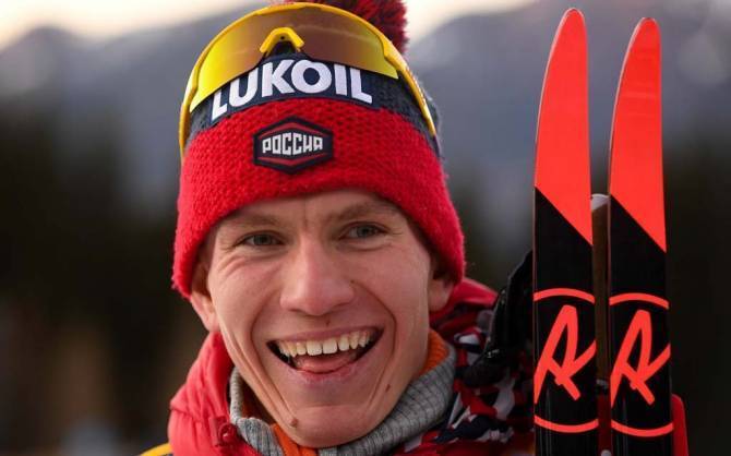 Брянский лыжник Большунов победил в командном спринте на чемпионате России