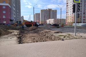 В Брянске продолжается строительство новых дорог