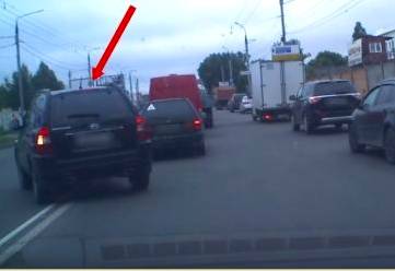 В Брянске водителя легковушки наказали за выезд на встречку