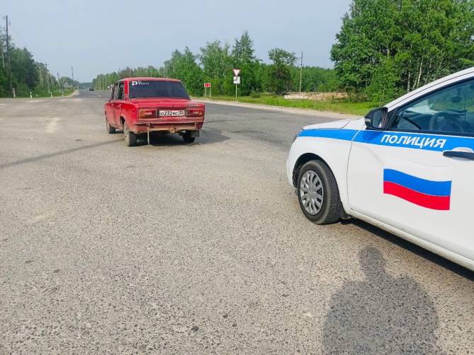 Под Климово на трассе задержали пьяного 31-летнего водителя «ВАЗ»