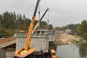 Мост в Сураже достроят до конца года