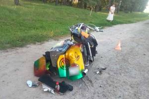 На брянской трассе 32-летняя байкерша устроила ДТП с тремя автомобилями
