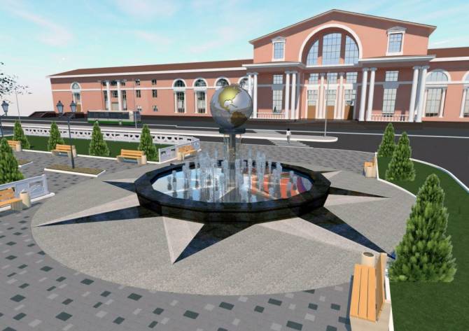 В Брянске утвердили проект благоустройства привокзальной площади