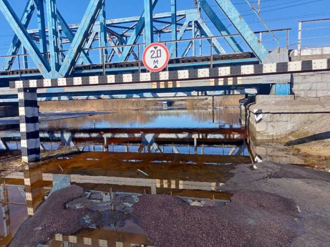 В Фокинском районе Брянска на время паводка закроют движение под железнодорожным мостом