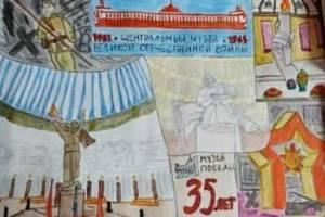 Рисунки юных брянских художников вошли в онлайн-выставку музея Победы