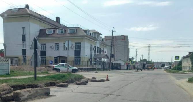 В Навле завершается ремонт улицы Красных Партизан