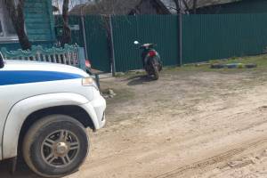 Ранним утром на Пасху в Жуковском районе поймали пьяного 16-летнего мотоциклиста
