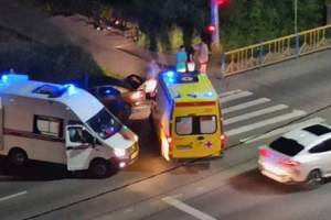 В Брянске на улице Флотской легковушка сбила пьяного пешехода-нарушителя
