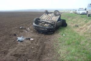 Невнимательность за рулём под Климово привела автоледи в больницу