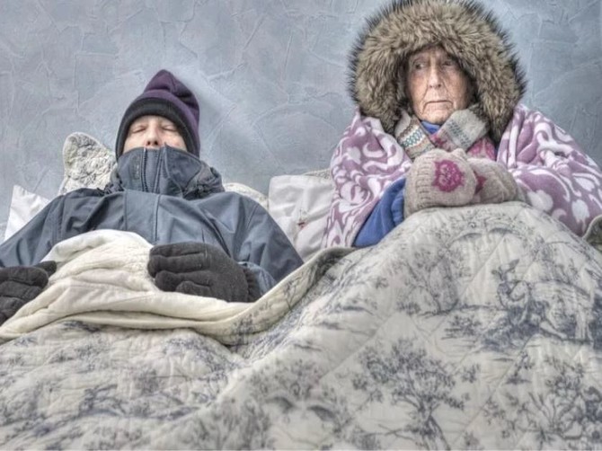 В Карачеве замерзают жители военного городка