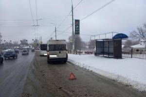 В Брянске маршрутка врезалась в автобус