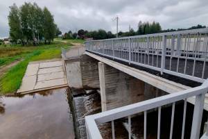 В Мглинском районе после вмешательства прокуратуры отремонтировали плотину в посёлке Беловодка