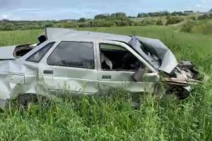В Жирятинском районе перевернулся ВАЗ: 55-летний водитель сломал ребра