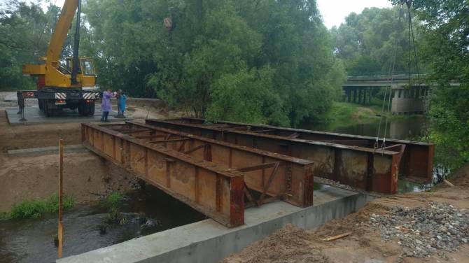 В Стародубском районе начался ремонт моста через реку Вабля