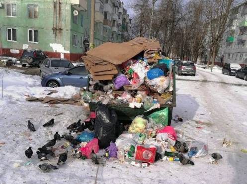 В Бежицком районе Брянска на выходных выросла гора мусора