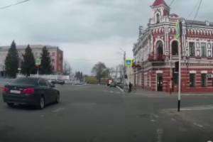 В Новозыбкове сняли на видео наглого нарушителя ПДД