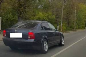 В Брянске оштрафовали водителя Фольксвагена с белорусскими номерами