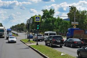 В Брянске заглючил светофор на проспекте Московском