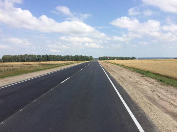 В Брянской области отремонтировали трассу «Украина-Локоть»