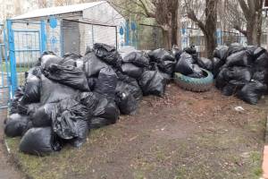 Брянцы собрали на субботнике 820 кубометров мусора