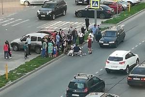 В Брянске легковушка сбила человека на пешеходном переходе