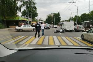 В Брянске на Кургане Бессмертия сбили мотоциклиста
