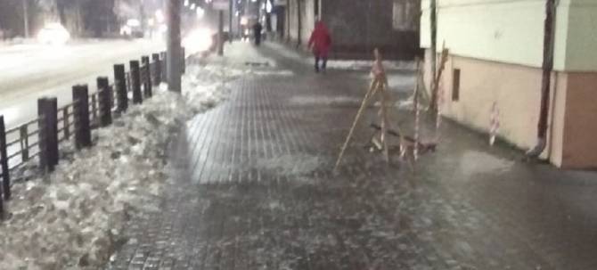 В Брянске МЧС предупредило о ледяном дожде и снеге 25 декабря