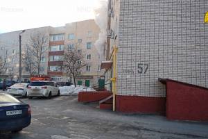 На улице Мира в Клинцах сгорела квартира пятиэтажки